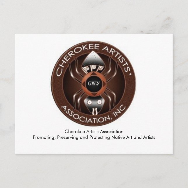 Cherokee Artists Association Post Card (Front)