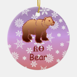 Cherokee Bear Christmas Ornament
