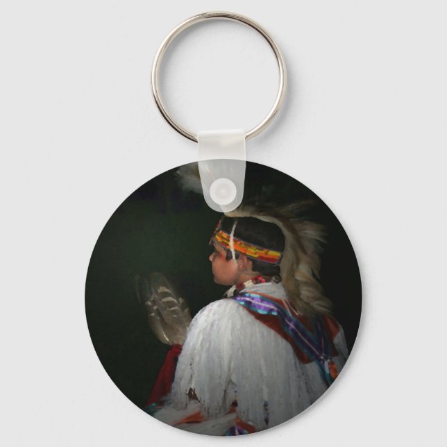 Cherokee Boy Keychain (Front)