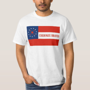 Cherokee Braves Flag, United States T-Shirt
