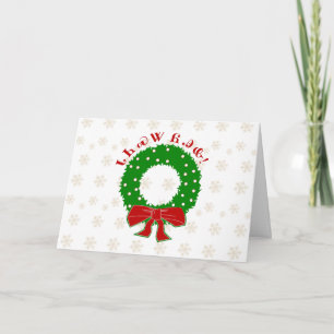 Cherokee Christmas Wreath Card