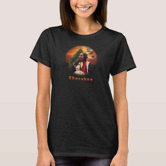 Cherokee Indian art T-Shirt (Front)