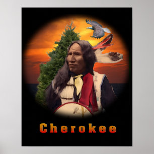 Cherokee Indian products Poster