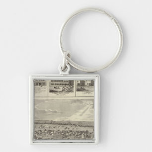 Cherokee, Iowa, 1875 businesses in Centerville Keychain