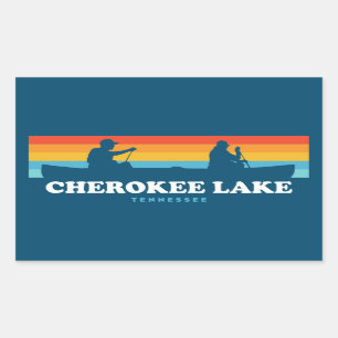 Cherokee Lake Tennessee Canoe Sticker