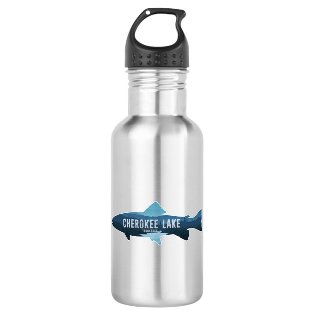 Cherokee Lake Tennessee Fish 532 Ml Water Bottle (Front)