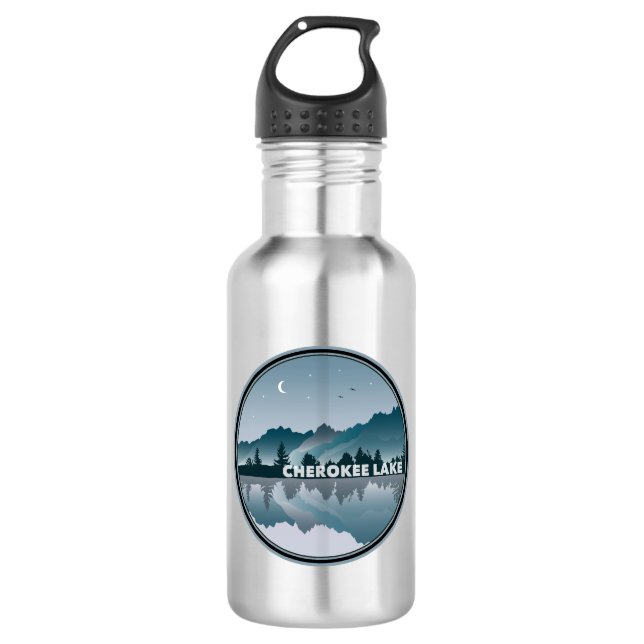 Cherokee Lake Tennessee Reflection 532 Ml Water Bottle (Front)