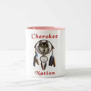 Cherokee nation Two-Tone coffee mug