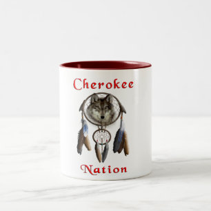 Cherokee nation Two-Tone coffee mug