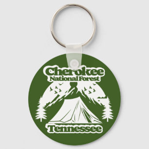 Cherokee National Forest Tennessee Keychain
