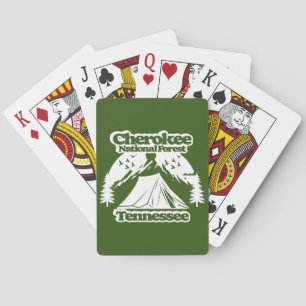 Cherokee National Forest Tennessee Playing Cards