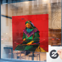 Cherokee Native American Pop Art Wall Decal