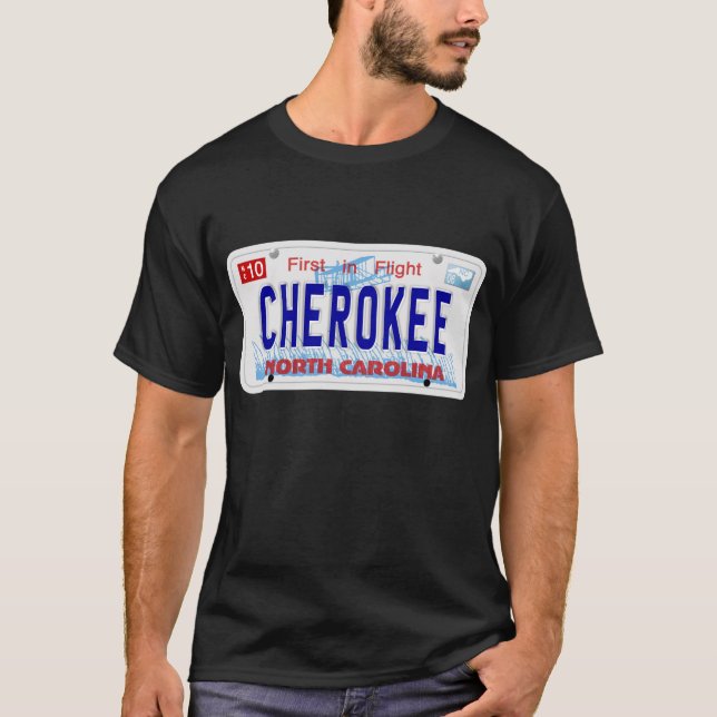 Cherokee - NC Plate T-Shirt (Front)