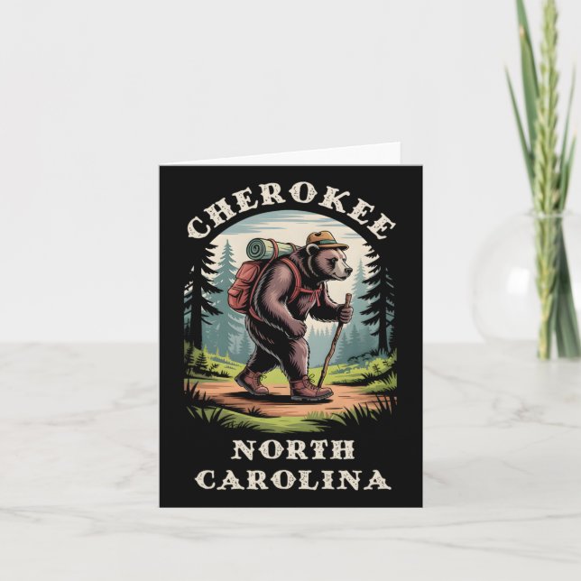 Cherokee North Carolina  Card (Front)