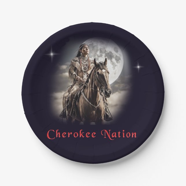 Cherokee Paper Plate (Front)
