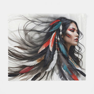 Cherokee Pride 4 Fleece Blanket