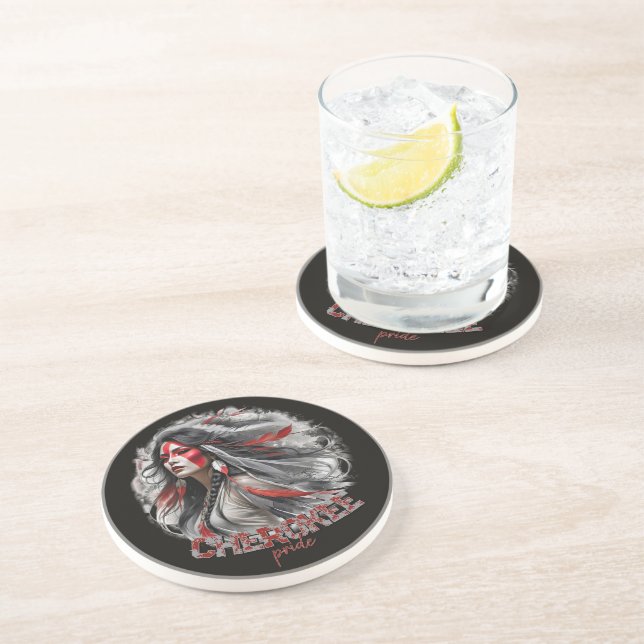 Cherokee Pride Coaster (Side)