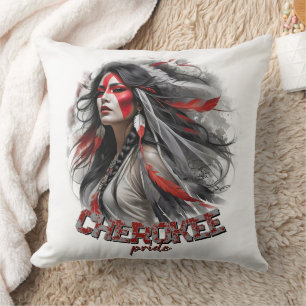 Cherokee Pride Throw Pillow