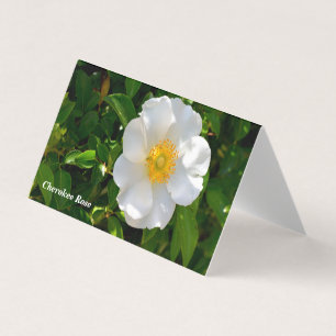 Cherokee Rose Flower folding card