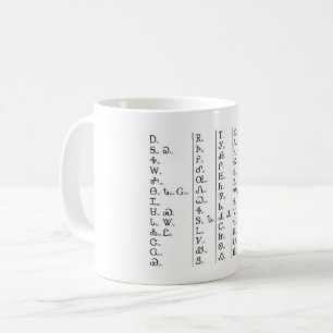Cherokee Syllabary Customize Coffee Mug