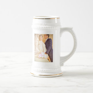 Cherri & Luis wedding stein mug