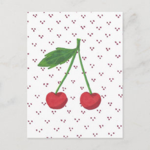 Cherries 2 postcard