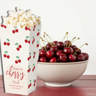 Cherries Baby Shower Favor Box