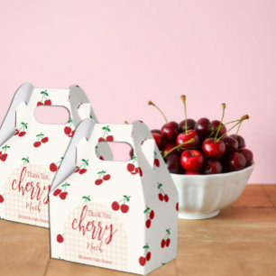 Cherries Baby Shower Favor Box