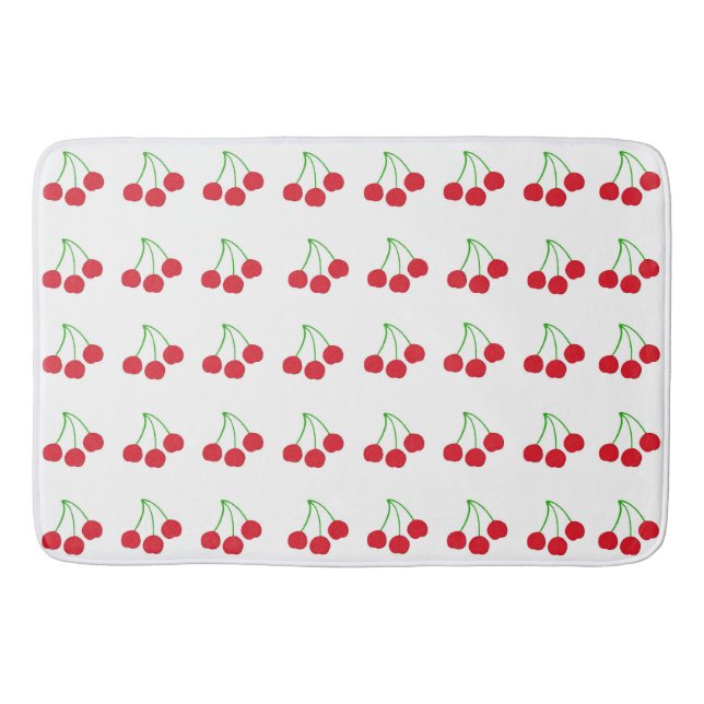 Cherries Bath Mat (Front)