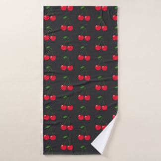 Cherries Bath Towel