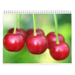Cherries & Berries Delicious Fruits Vegan Sweets   Calendar