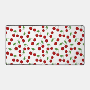 Cherries Design Desk Mat