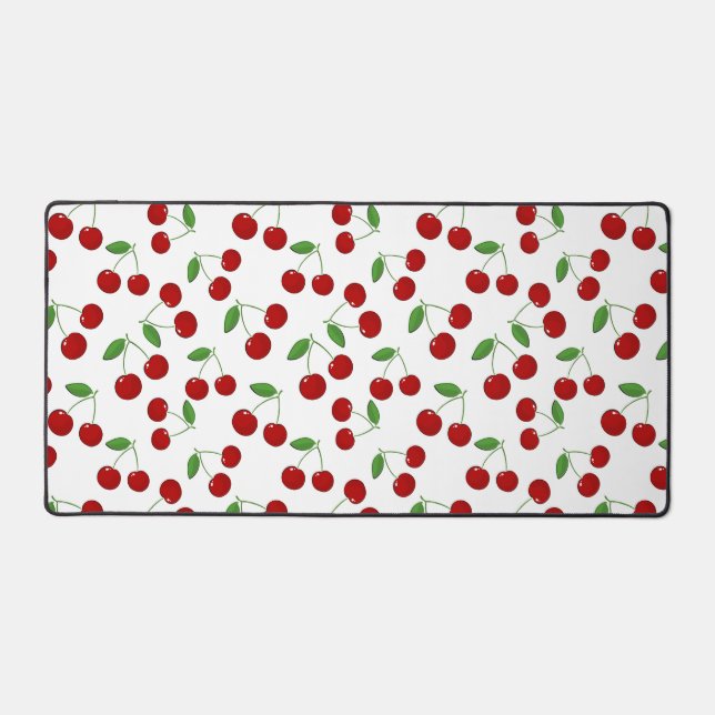 Cherries Design Desk Mat (Front)
