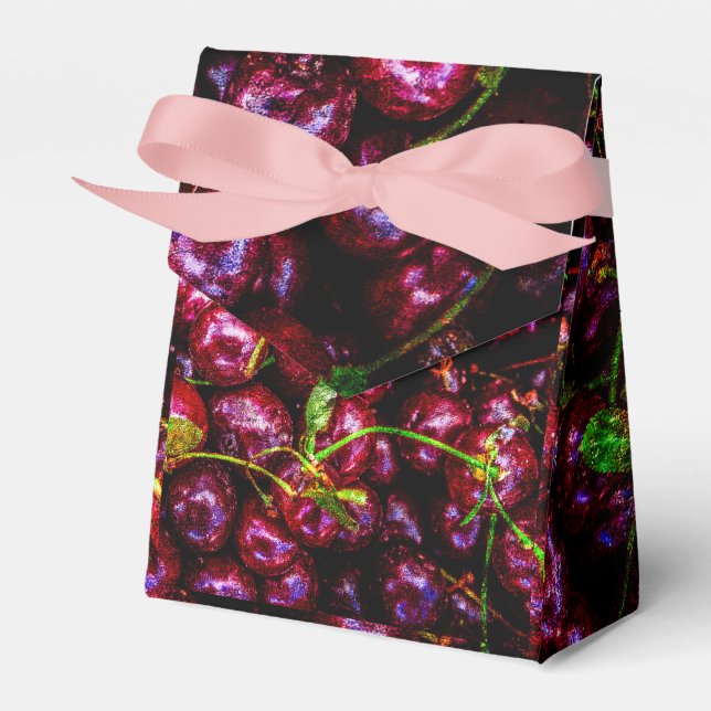 Cherries Favor Box (Front Side)