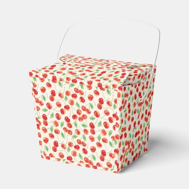 Cherries Favor Box (Front Side)