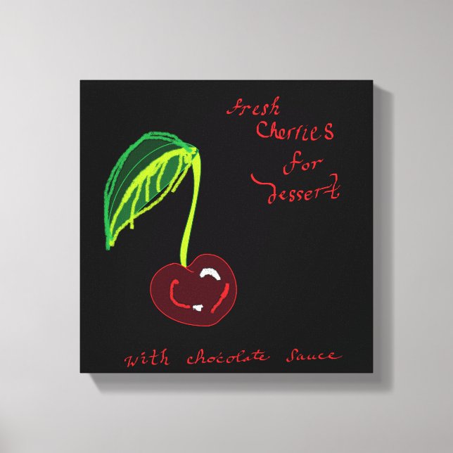 Cherries for Dessert Print (Front)