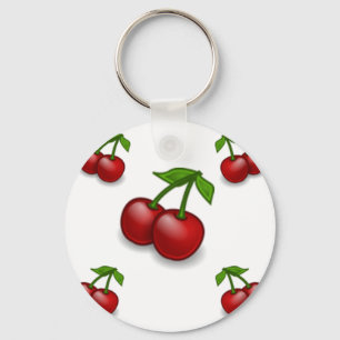 Cherries Galore Design Keychain