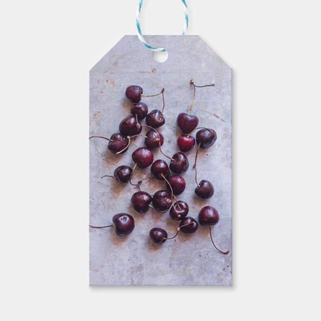 Cherries Gift Tags (Front)