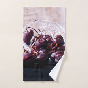 Cherries Hand Towel