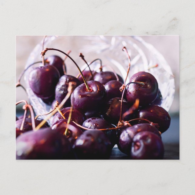 Cherries  holiday postcard (Front)