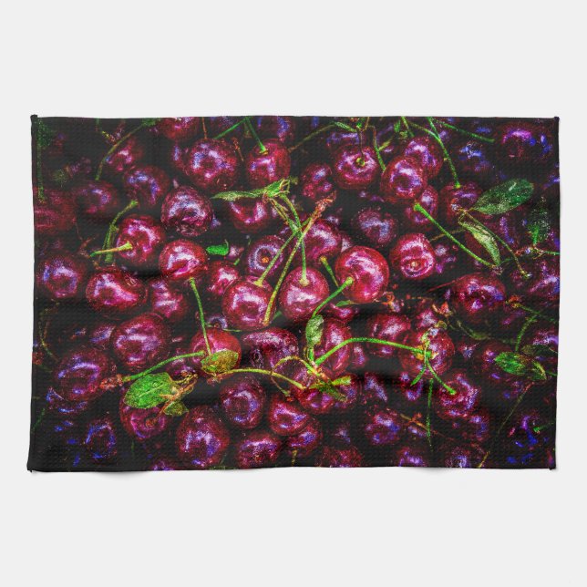 Cherries Kitchen Towel (Horizontal)