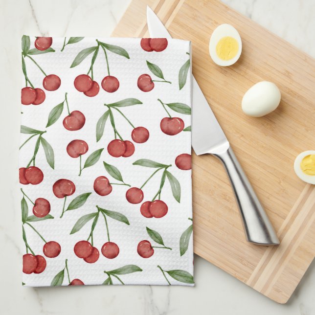 Cherries Kitchen Towel (Quarter Fold)