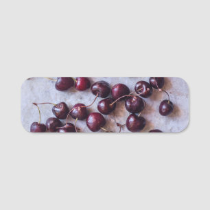 Cherries Name Tag
