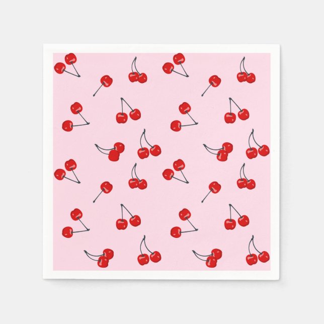 Cherries  napkin (Front)