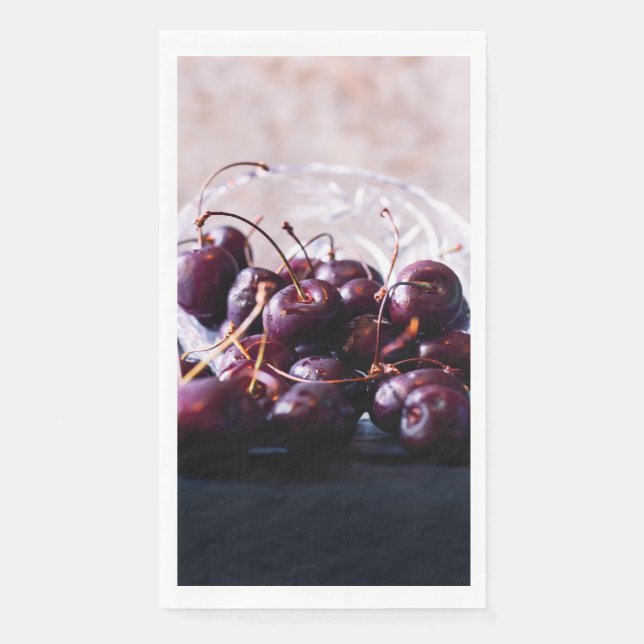 Cherries Napkin (Front)