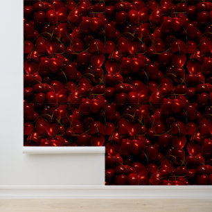 Cherries Pattern Wallpaper