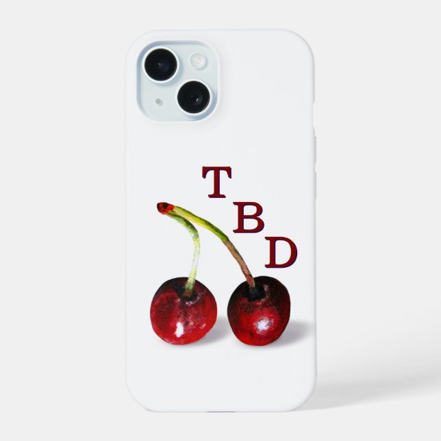 Cherries Phone Case (Back)