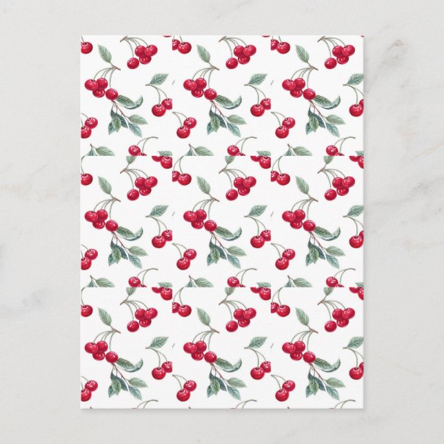 Cherries Postcard (Front)
