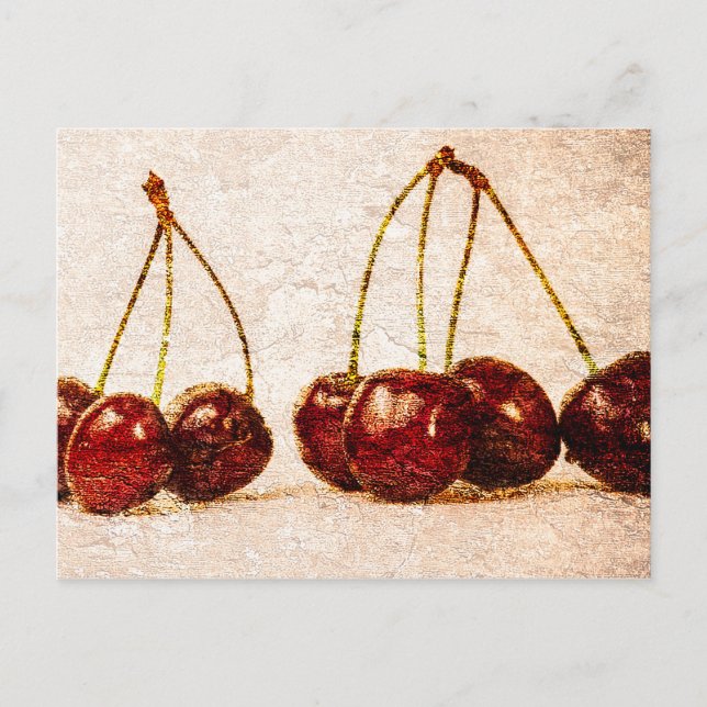 Cherries Postcard (Front)