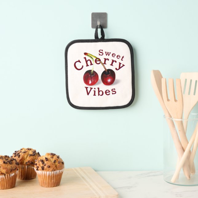 Cherries Pot Holder (Insitu(Hanging))